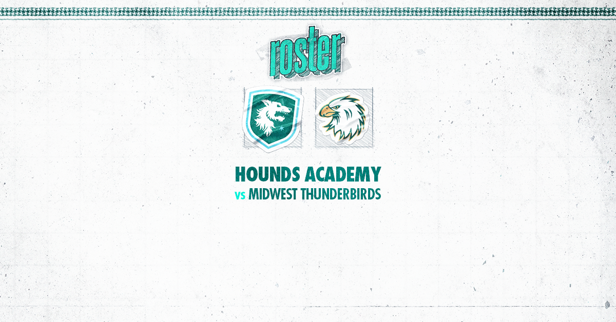 Hounds Name Roster for Senior Academy Season Opener